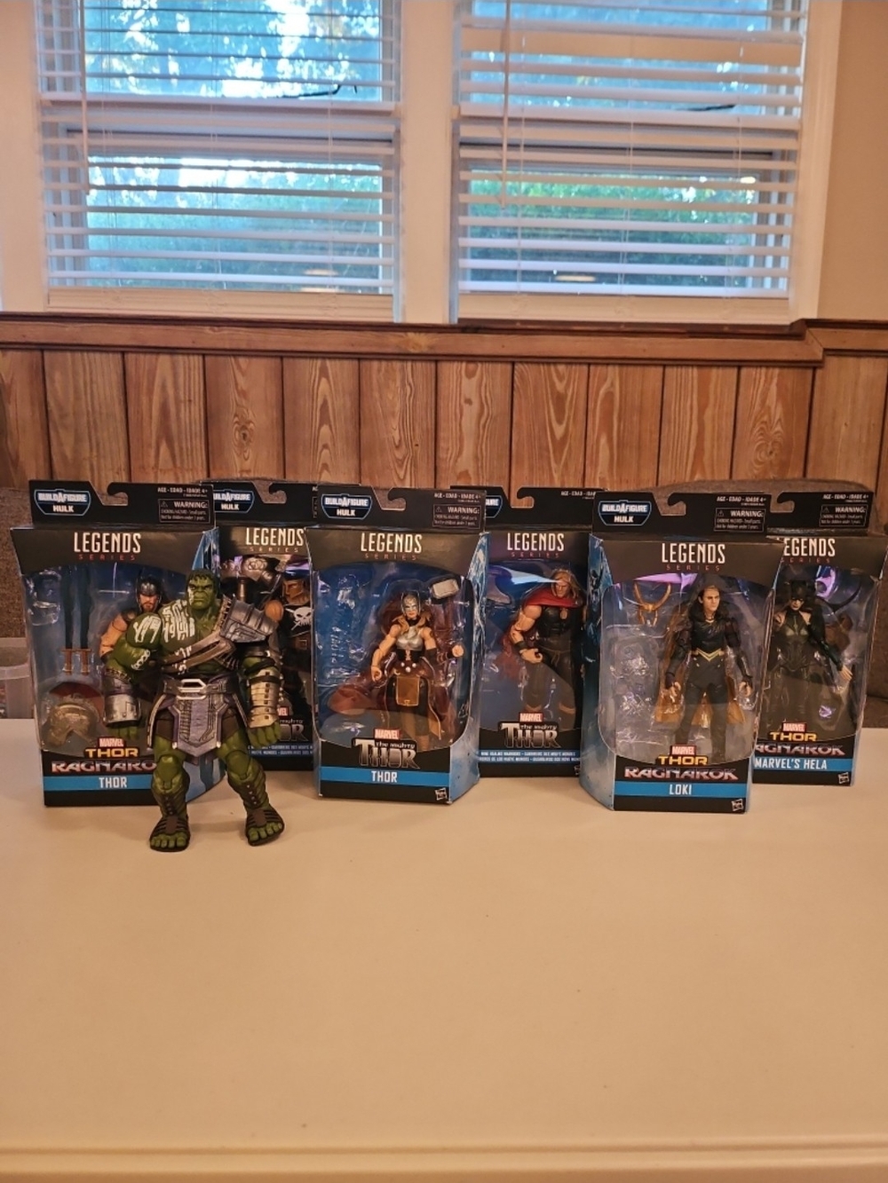 Marvel Legends Thor Ragnarok Build a Figure Hulk Complete Set